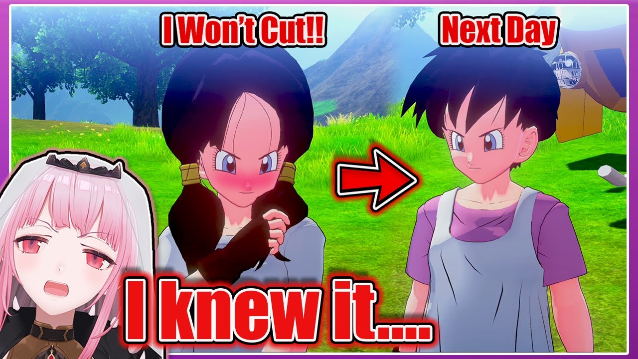 Calli reaction to videl and gohan first meeting in Dragon Ball Z: Kakarot【Hololive EN】