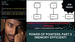 LEARN POINTERS PART 2| C PROGRAMMING | EVOLVE | SAPIEN | TAMIL |INTERVIEW PROOF
