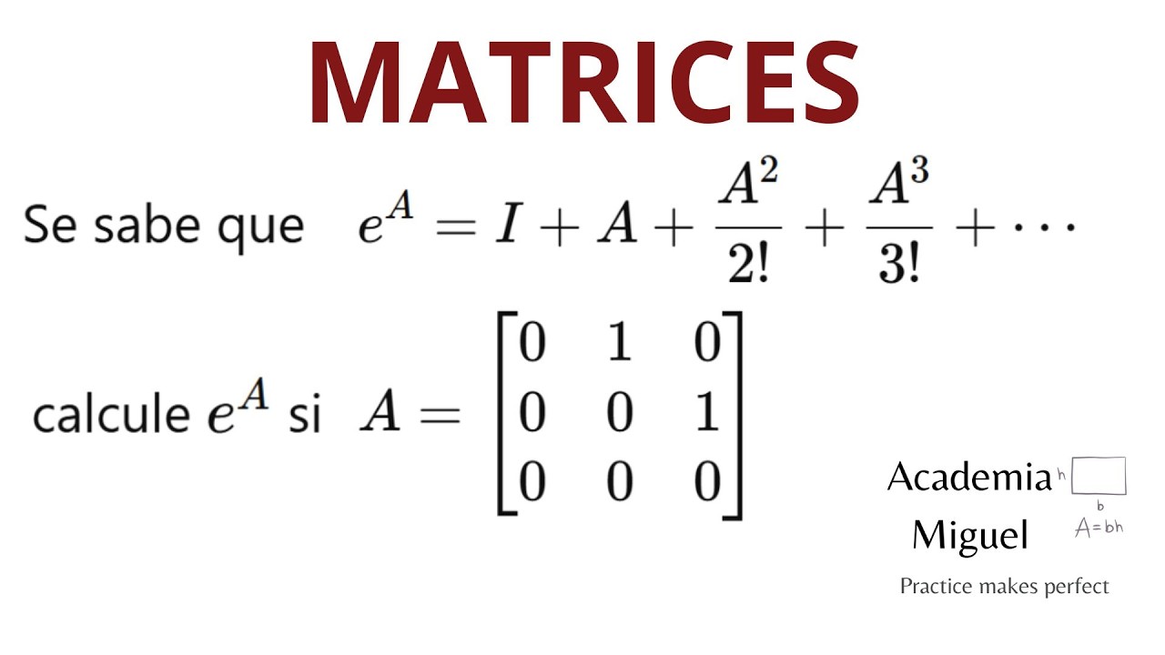 Ejercicio de MATRICES