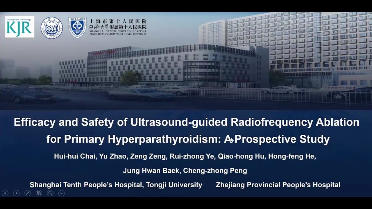 [Listen to Authors] US-Guided RFA for Primary Hyperparathyroidism - YouTube