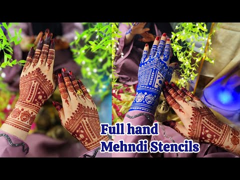 "Bridal Mehndi Using Stencils | Super Quick & Gorgeous!"