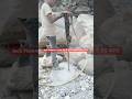 Jack Hammer or Drill bit के द्वारा पत्थरों में छेद करना #automobile #constructionequipment #viral