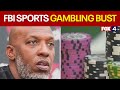 FBI announces massive sports gambling bust in NBA