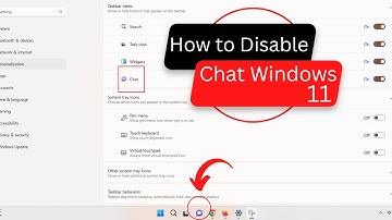 How to Disable Chat Windows 11 | Hide Chat Icon Taskbar Windows 11