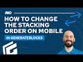 How to Control the Order of Containers on Mobile in GenerateBlocks