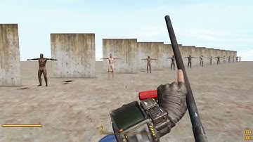 Fallout 4 - Handmade Slamfire Pipe Shotgun Test