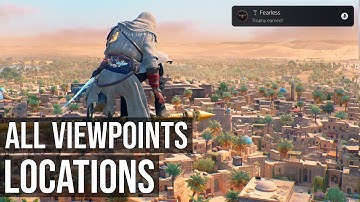 Fearless Trophy / Achievement (All Viewpoint Locations) - Assassin