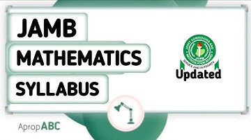 JAMB Mathematics Syllabus 2026 (Updated) | Area of Concentration & Textbooks