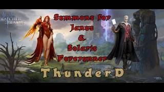 Summons for Janus &amp; Solras | Forerunner [ WATCHER OF REALMS ]