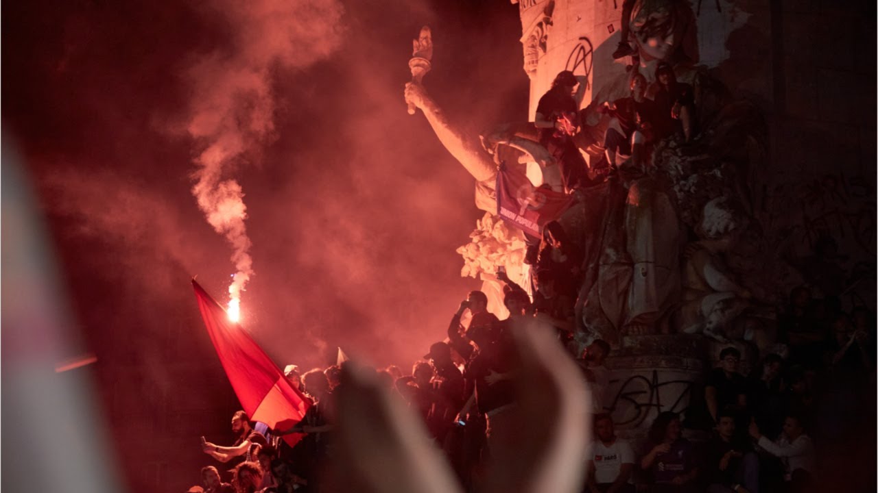 Riots break out in Paris after National Rally party wins first round of ...