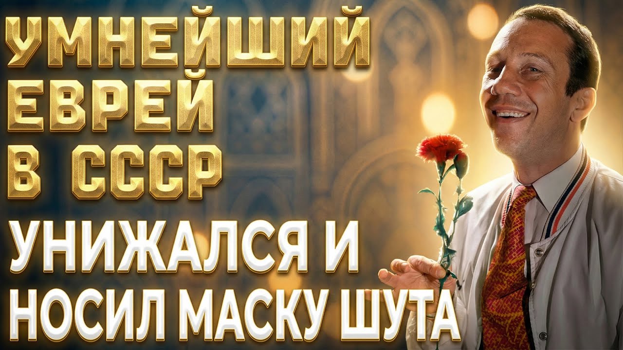 CАМЫЙ СМЕШНОЙ ЕВРЕЙ СССР: Из-за ПРОИСХОЖДЕНИЯ его считали ДУРАЧКОМ