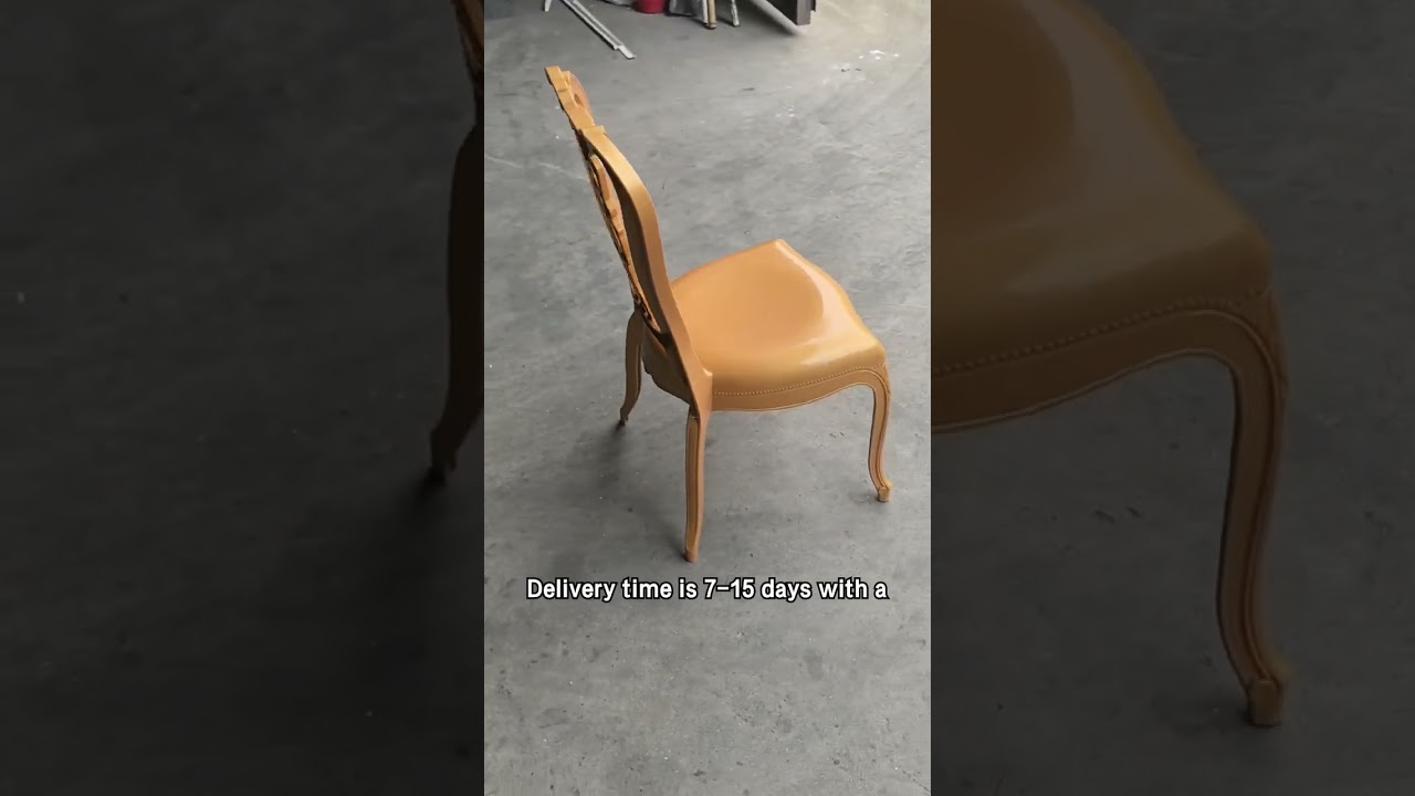 Which party chairs are cheaper？Polished Luxury princess chair gold dining chair  banquet chair agent