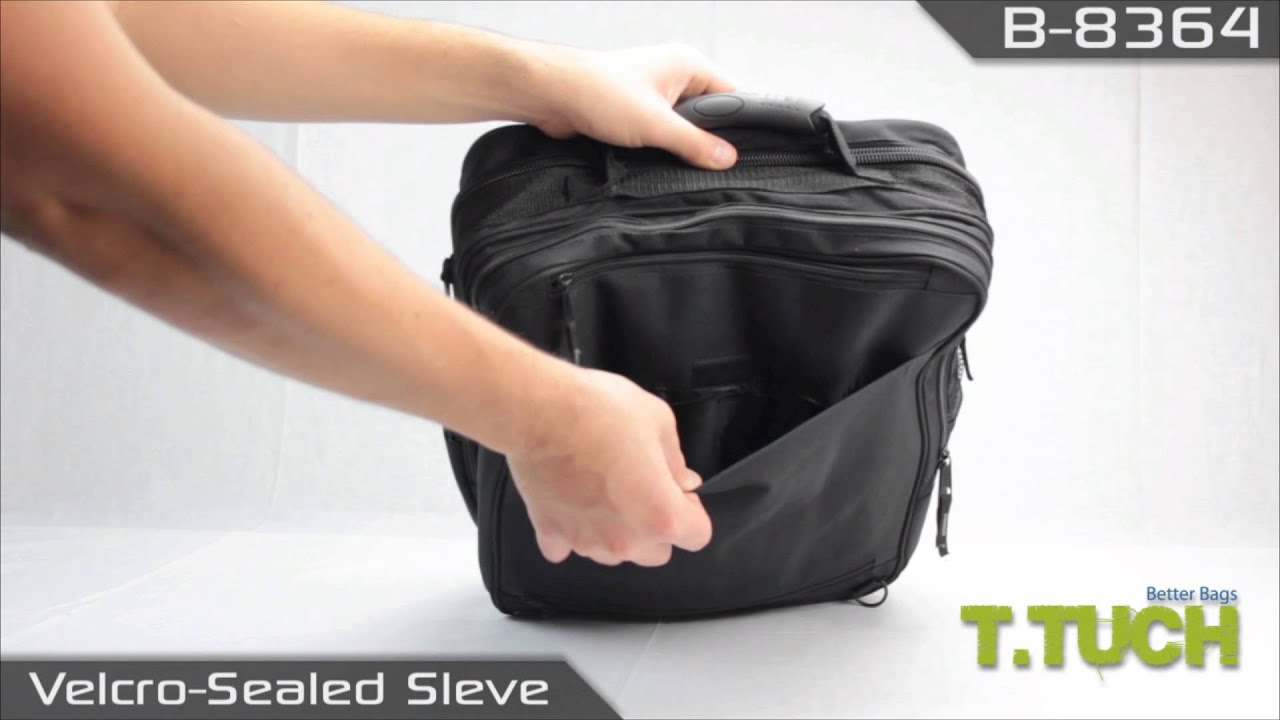 TTUCH - iPod Computer Briefcase and Backpack [B-8364] - YouTube