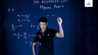 JEE Advanced 2017 Physics Paper I Code 3 Q 9 Solution