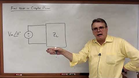 EECE 2112 Module 86:  Final Notes on Complex Power