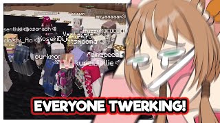 【Minecraft】 Everyone joins the Holo ID TWERK PARTY !!!!