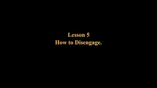Fencing Lesson 5 - How To Disengage