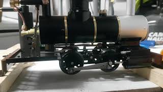 Accucraft live steam ruby air test #1