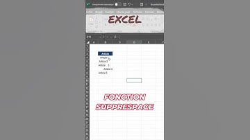 Excel: Easily remove unnecessary spaces