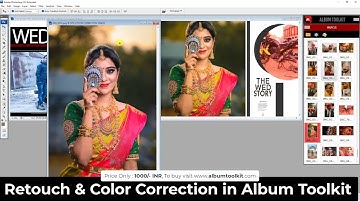 Retouch & Color Correction in Album Toolkit