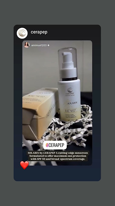 Solarix Sunscreen New & Unique product. Suggested by Renown skin expert...#sunscreen #sunprotection