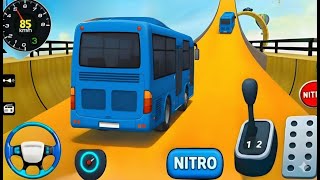 Bus Stunt Simulator 2025 🚍 Mega Ramp Impossible Sky Racing | Extreme Bus Driving Gameplay - Android screenshot 5
