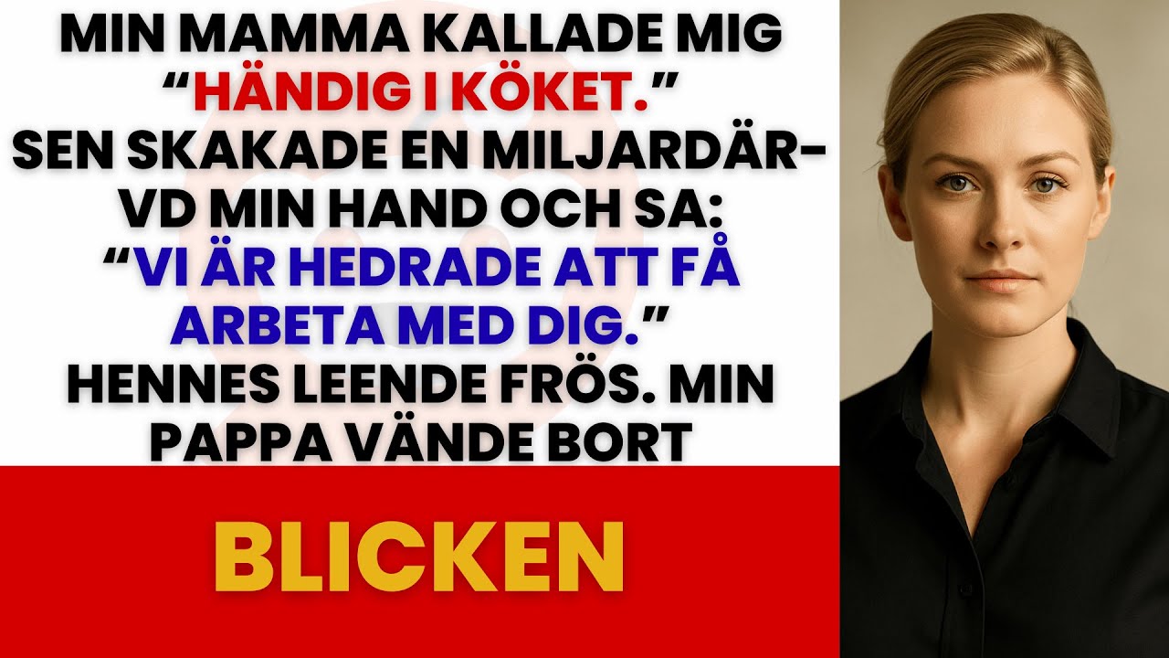 MINA FÖRÄLDRAR BEHANDLADE MIG SOM HUSHÅLLERSKA TILLS EN VDN PRISADE MITT AVTAL PÅ 45 MSEK