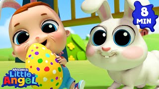 🥚 Easter Egg Hunt! Can Baby John Find Them All? 🐰 | Little Angel | Kids Songs & Nursery Rhymes