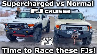 Supercharged FJ Cruisers  Part 2  Racing FJ Cruisers!