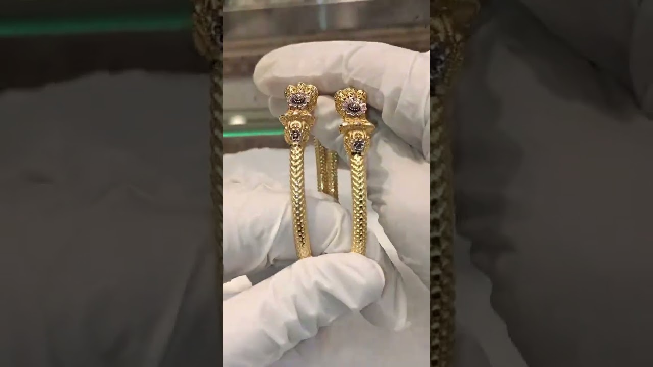 gold bangles 21k gold Faisal gold test Lab and WOLE sale jewelers #viralvideo #gold #bangles