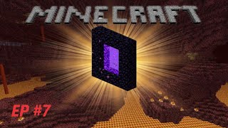 minecraft infdev survival ep #7 we have access to the nether now!