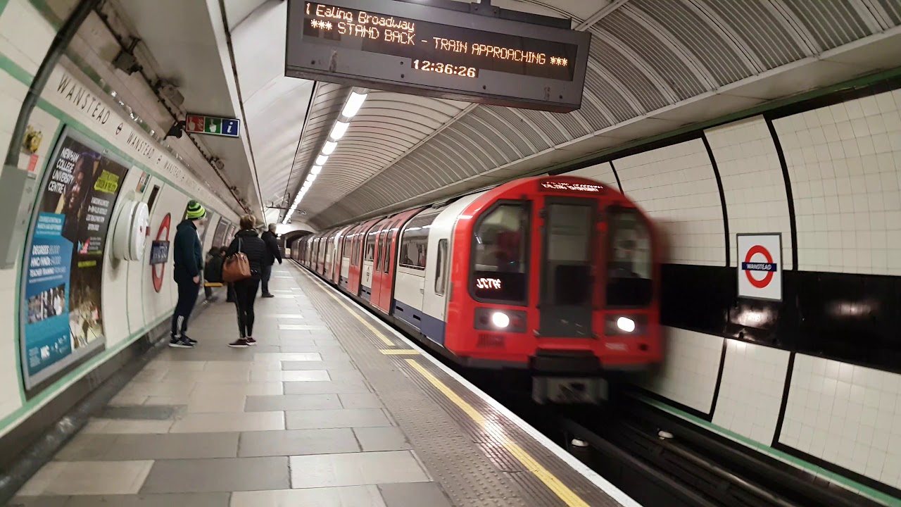 Central Line Approaches Wanstead Station