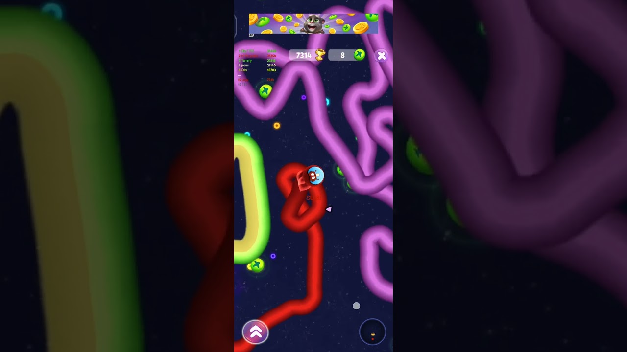 Talking tom tom game 🐍🐍🐍.. viral 