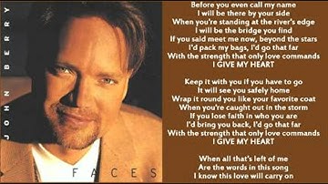 John Berry - I Give My Heart (1996)