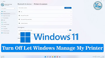✅ How To Turn Off Let Windows Manage My Default Printer Using Settings in Windows 11