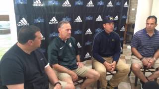 Mark Dantonio, Jim Harbaugh discuss recruiting camps