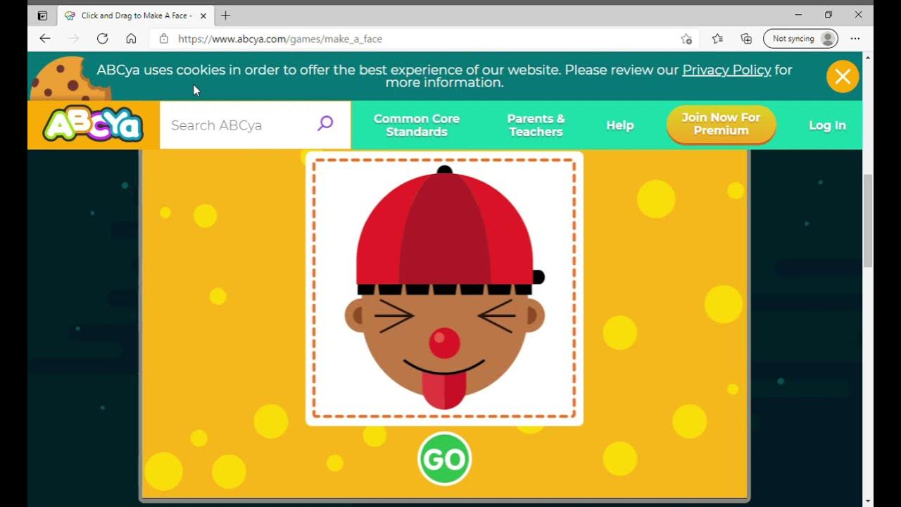 MAKE A FACE GAME ON ABCYA IS SOOO FUN - YouTube