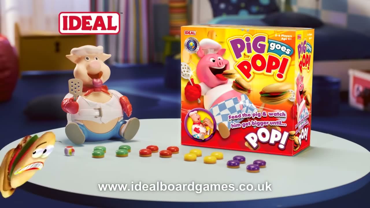 Pig Goes Pop Action Game from Ideal YouTube