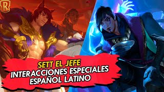 SETT EL JEFE INTERACCIONES ESPECIALES ESPAÑOL LATINO LOR