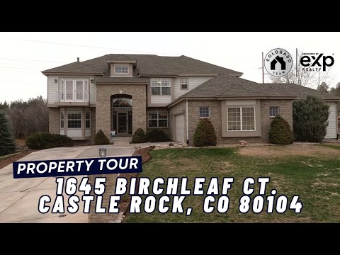 1654 Birchleaf Ct., Castle Rock, CO home video tour