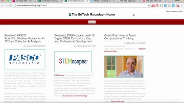 How do use the RSS Aggregator