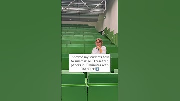 How to summarize 10 research papers in 10 minutes with ChatGPT