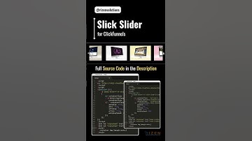 Image Slider (Slick Slider using JavaScript) | #css #javascript #code #shorts #slider #clickfunnels