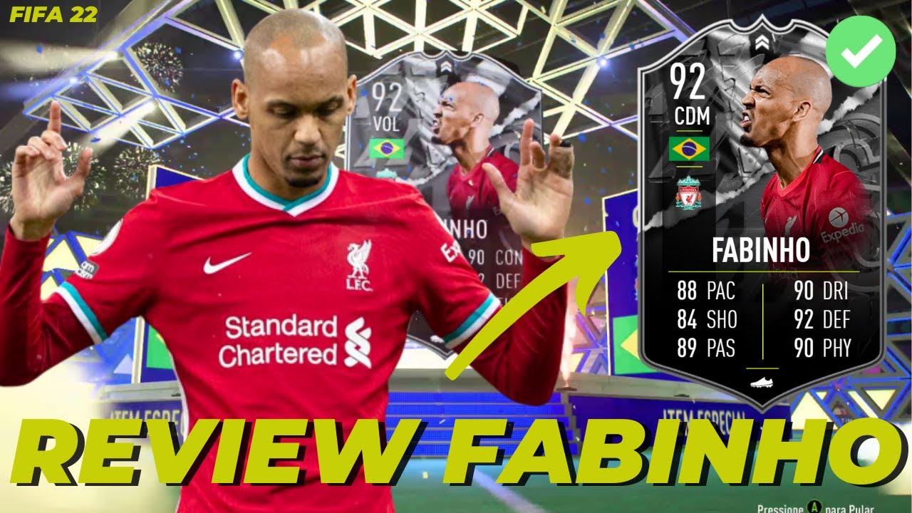 REVIEW FABINHO 92 SHOWDOWN - FIFA 22 | FAÇA AGORA O REI DO DESARME!!