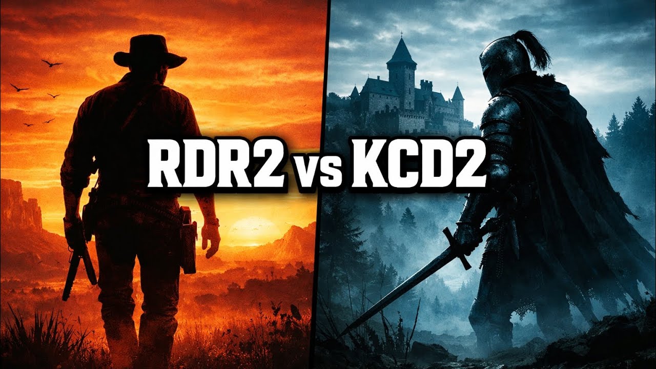 RDR2 vs KCD2 water comparison. 4K at 60 fps
