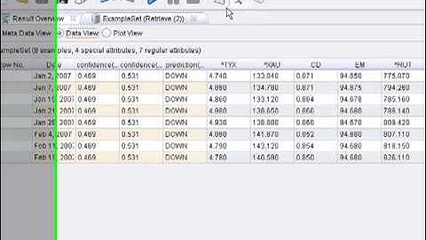 Rapidminer 5.0 Video Tutorial #3 - Building a Gold Classification Trend Model Part 2