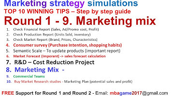 Markstrat guide - Round 1 - Tip 9 - How to win Markstrat - Top 10 Winning Tips