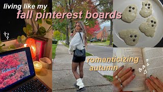 romanticizing autumn 🧸🕯️ recreating my fall pinterest boards