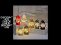 Retro Lantern LED Candle Lamp Soft Light Decorative Portable Vintage Christmas Electrical Lamp