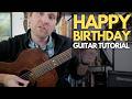 Happy Birthday Guitar Tutorial Guitar Lessons With Stuart 